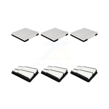 3x Air + 3x Cabin Filter (6 Total) Kit For Hyundai Genesis G90 KFL-103540