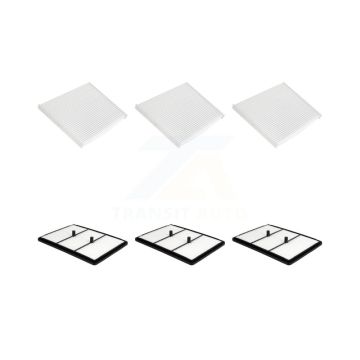3x Air + 3x Cabin Filter (6 Total) Kit For Kia Niro Hyundai Ioniq 1.6L KFL-103545