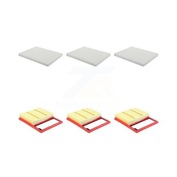 3x Air + 3x Cabin Filter (6 Total) Kit For Ford Fusion Lincoln MKZ SSV Plug-In Hybrid KFL-103557