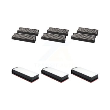 3x Air + 3x Cabin Filter (6 Total) Kit For 2018 BMW X5 3.0L with DIESEL engine KFL-103558