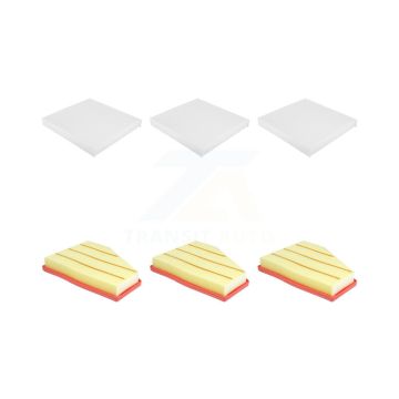 3x Air + 3x Cabin Filter (6 Total) Kit For 2021 Jeep Grand Cherokee L 3.6L KFL-103562