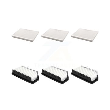 3x Air + 3x Cabin Filter (6 Total) Kit For 2014-2017 Kia Forte5 Forte Koup 1.6L KFL-103563