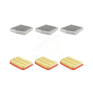3x Air + 3x Cabin Filter (6 Total) Kit For Mercedes-Benz CLA250 CLA35 AMG GLA35 KFL-103565