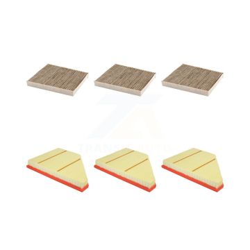 3x Air + 3x Cabin Filter (6 Total) Kit For Chevrolet Cadillac XT5 Traverse GMC Acadia XT6 KFL-103568