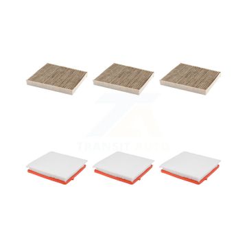 3x Air + 3x Cabin Filter (6 Total) Kit For Chevrolet Equinox Buick Envision KFL-103569