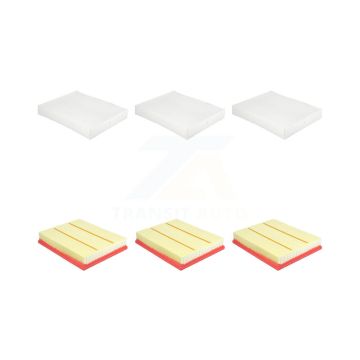 3x Air + 3x Cabin Filter (6 Total) Kit For 2024-2025 Ford Ranger 2.3L KFL-103576