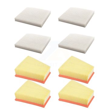 4x Air + 4x Cabin Filter (8 Total) Kit For Acura MDX TLX 3.0L KFL-103596