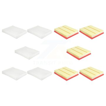 5x Air + 5x Cabin Filter (10 Total) Kit For 2024-2025 Ford Ranger 2.3L KFL-103597