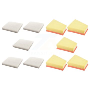 5x Air + 5x Cabin Filter (10 Total) Kit For Acura MDX TLX 3.0L KFL-103600