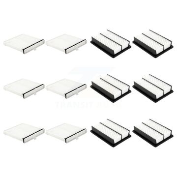 6x Air + 6x Cabin Filter (12 Total) Kit For Mazda 3 CX-30 CX-50 Sport KFL-103606