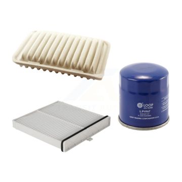 1x Air + 1x Cabin + 1x Engine Oil Filter Filter (3 Total) Kit For Toyota Yaris KFM-100005