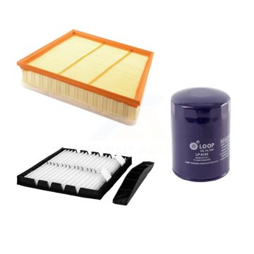 1x Air + 1x Cabin + 1x Engine Oil Filter Filter (3 Total) Kit For GMC Chevrolet Sierra HD KFM-100022
