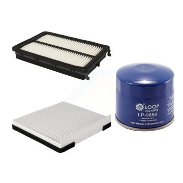 1x Air + 1x Cabin + 1x Engine Oil Filter Filter (3 Total) Kit For 19-20 Hyundai Santa Fe KFM-100041
