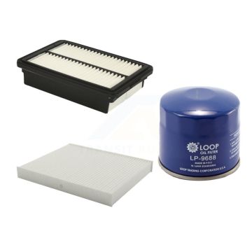 1x Air + 1x Cabin + 1x Engine Oil Filter Filter (3 Total) Kit For Hyundai Elantra Kia GT KFM-100042