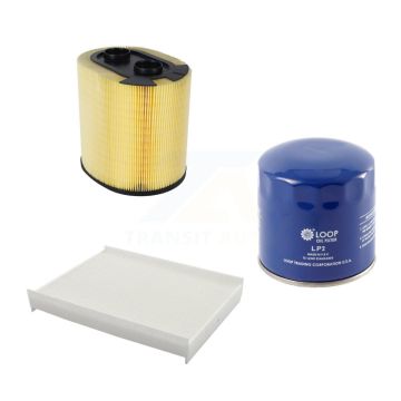 1x Air + 1x Cabin + 1x Engine Oil Filter Filter (3 Total) Kit For Ford F-350 Super Duty KFM-100049