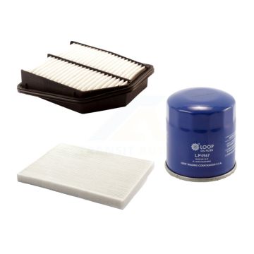 1x Air + 1x Cabin + 1x Engine Oil Filter Filter (3 Total) Kit For Suzuki Grand Vitara KFM-100066