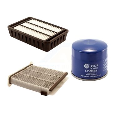 1x Air + 1x Cabin + 1x Engine Oil Filter Filter (3 Total) Kit For Mitsubishi Outlander KFM-100079