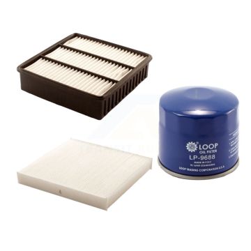 1x Air + 1x Cabin + 1x Engine Oil Filter Filter (3 Total) Kit For Mitsubishi Lancer KFM-100097