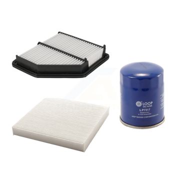 1x Air + 1x Cabin + 1x Engine Oil Filter Filter (3 Total) Kit For 2016-2022 Honda HR-V KFM-100115