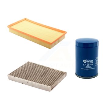 1x Air + 1x Cabin + 1x Engine Oil Filter Filter (3 Total) Kit For Volkswagen Jetta Golf KFM-100126