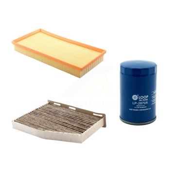 1x Air + 1x Cabin + 1x Engine Oil Filter Filter (3 Total) Kit For Volkswagen Golf City KFM-100129