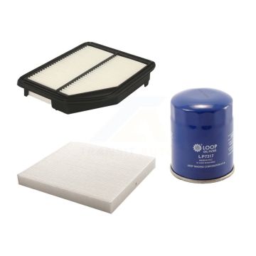 1x Air + 1x Cabin + 1x Engine Oil Filter Filter (3 Total) Kit For 2012-2014 Honda CR-V KFM-100184