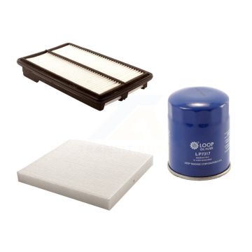 1x Air + 1x Cabin + 1x Engine Oil Filter Filter (3 Total) Kit For 13-15 Honda Accord 3.5L KFM-100187