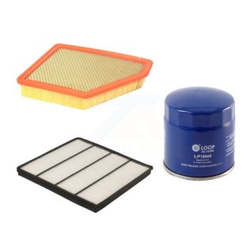 1x Air + 1x Cabin + 1x Engine Oil Filter Filter (3 Total) Kit For Chevrolet Camaro 6.2L KFM-100233