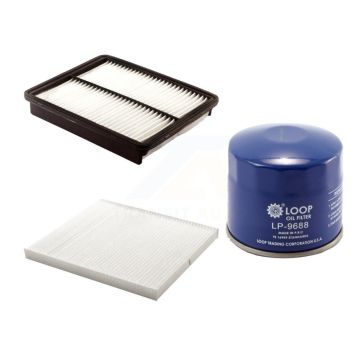 1x Air + 1x Cabin + 1x Engine Oil Filter Filter (3 Total) Kit For Hyundai Kia Optima Fe KFM-100239