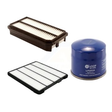 1x Air + 1x Cabin + 1x Engine Oil Filter Filter (3 Total) Kit For Honda Odyssey 3.5L KFM-100258