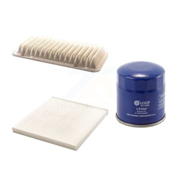1x Air + 1x Cabin + 1x Engine Oil Filter Filter (3 Total) Kit For Pontiac Vibe KFM-100263