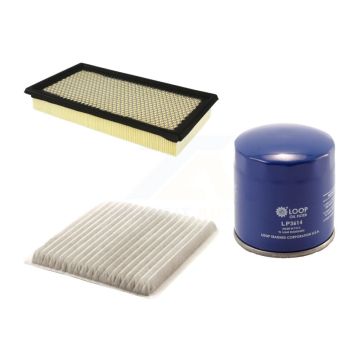 1x Air + 1x Cabin + 1x Engine Oil Filter Filter (3 Total) Kit For 12-14 Ford Edge 2.0L KFM-100265