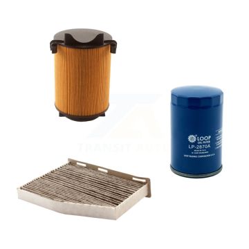 1x Air + 1x Cabin + 1x Engine Oil Filter Filter (3 Total) Kit For Volkswagen Jetta KFM-100285