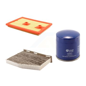 1x Air + 1x Cabin + 1x Engine Oil Filter Filter (3 Total) Kit For Volkswagen Jetta KFM-100286