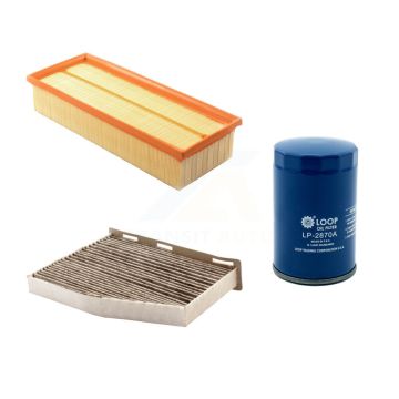 1x Air + 1x Cabin + 1x Engine Oil Filter Filter (3 Total) Kit For Volkswagen Jetta KFM-100287
