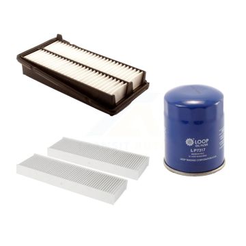 1x Air + 1x Cabin + 1x Engine Oil Filter Filter (3 Total) Kit For Acura TL Base with 3.2L KFM-100333