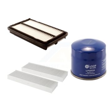 1x Air + 1x Cabin + 1x Engine Oil Filter Filter (3 Total) Kit For 98-02 Honda Accord 2.3L KFM-100334