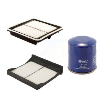 1x Air + 1x Cabin + 1x Engine Oil Filter Filter (3 Total) Kit For Subaru Impreza Forester KFM-100338