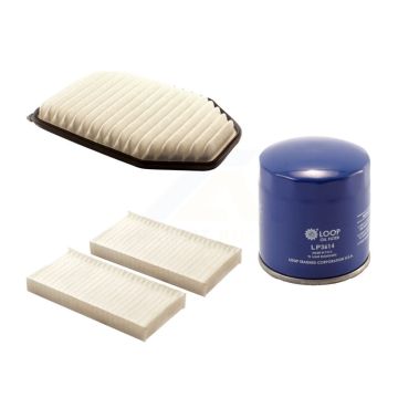 1x Air + 1x Cabin + 1x Engine Oil Filter Filter (3 Total) Kit For 2011 Jeep Wrangler 3.8L KFM-100339