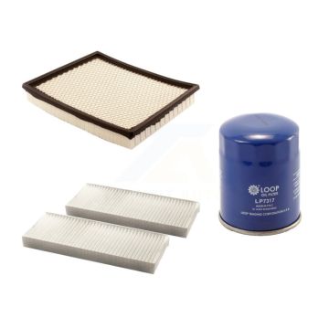 1x Air + 1x Cabin + 1x Engine Oil Filter Filter (3 Total) Kit For Nissan Frontier Xterra KFM-100345