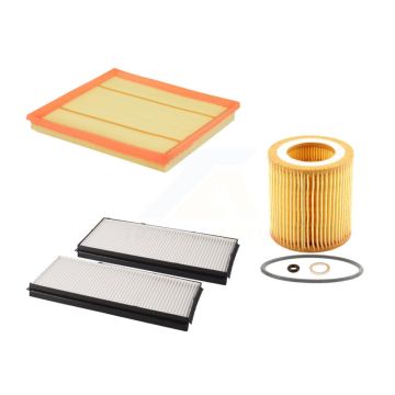 1x Air + 1x Cabin + 1x Engine Cartridge Oil Filter (3 Total) Kit For BMW X5 X3 535i GT KFM-100383