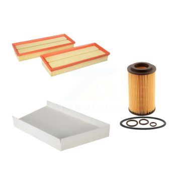 1x Air + 1x Cabin + 1x Engine Cartridge Oil Filter (3 Total) Kit For Mercedes-Benz C240 KFM-100386