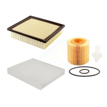1x Air + 1x Cabin + 1x Engine Cartridge Oil Filter (3 Total) Kit For Lexus RX350 RX350L KFM-100389