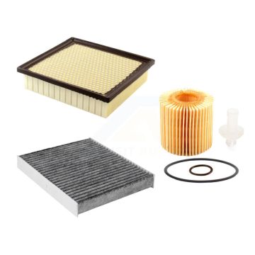 1x Air + 1x Cabin + 1x Engine Cartridge Oil Filter (3 Total) Kit For Lexus RX350 RX350L KFM-100390