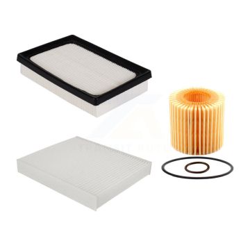 1x Air + 1x Cabin + 1x Engine Cartridge Oil Filter (3 Total) Kit For Toyota Prius Prime KFM-100392