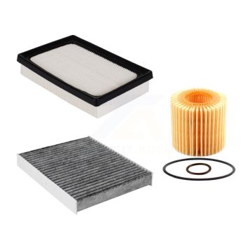 1x Air + 1x Cabin + 1x Engine Cartridge Oil Filter (3 Total) Kit For Toyota Prius Prime KFM-100393