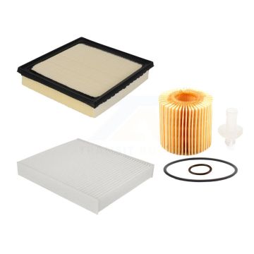 1x Air + 1x Cabin + 1x Engine Cartridge Oil Filter (3 Total) Kit For Toyota Camry Lexus KFM-100394