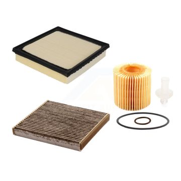 1x Air + 1x Cabin + 1x Engine Cartridge Oil Filter (3 Total) Kit For Toyota Avalon 3.5L KFM-100396