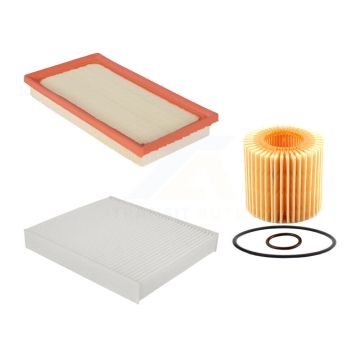 1x Air + 1x Cabin + 1x Engine Cartridge Oil Filter (3 Total) Kit For Toyota C-HR KFM-100397