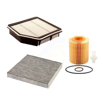 1x Air + 1x Cabin + 1x Engine Cartridge Oil Filter (3 Total) Kit For Lexus IS350 KFM-100400